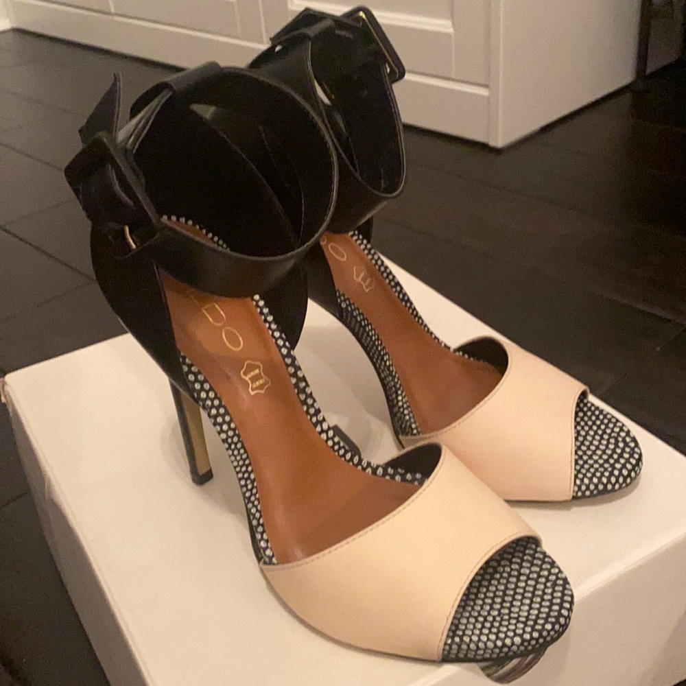 ALDO Leather Stiletto Heel Shoes Size 7